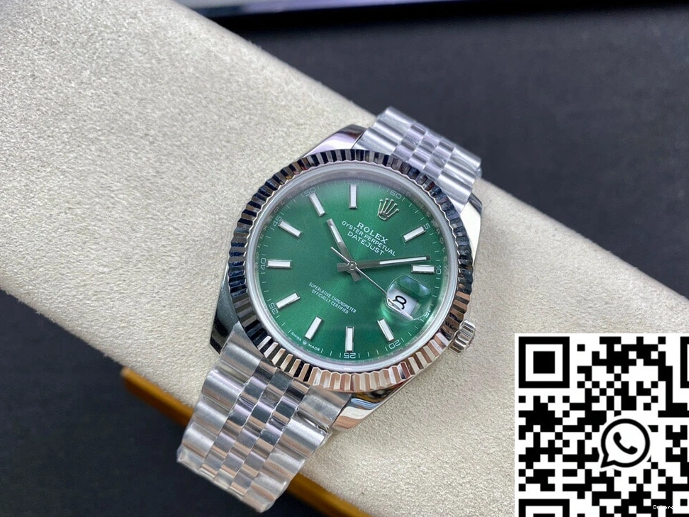 Factory Rolex EW Datejust Green Dial M126334-0028 0407